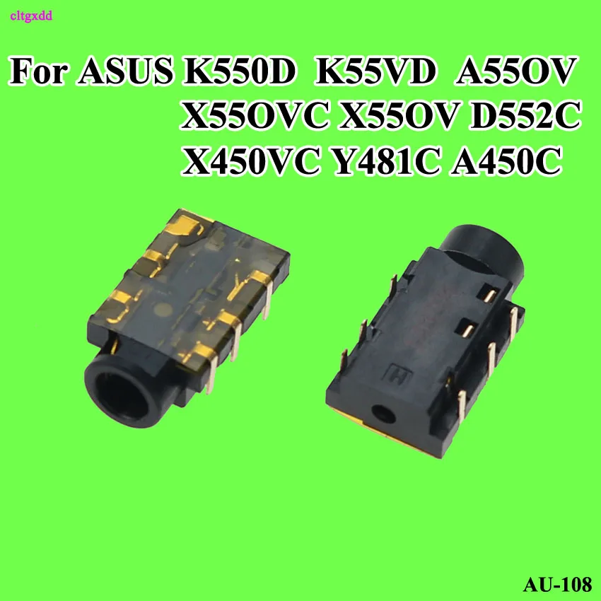 Cltgxdd 6Pin 3,5 мм ноутбук аудио порт Разъем для Asus X550V X550VC X550CC K55VD K550D X550LD разъем для наушников