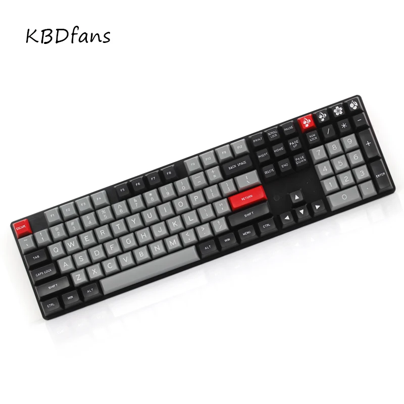 Sa ABS keycap MAXKEY Portland Doubleshot ABS 129 клавиш sa профиль для cherry mx механическая клавиатура 129 клавиш dolch Цвет Красный esc