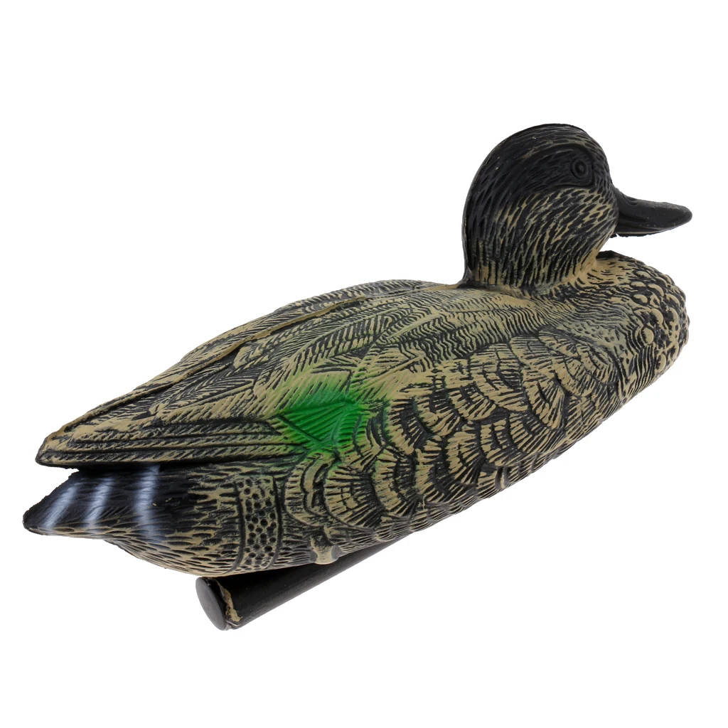 XPE 3D Lifelike Floating Hunting Shooting Drake Duck Decoy For Garden Yard Pool Land Ornaments Oudoor Camping Hunting Decoy