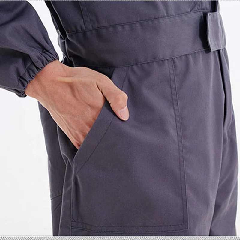 Work Clothing Hooded Overalls Jumpsuit Men Women Repair Coveralls Reflective Stripe Repairman Machine Welding Worker Uniforms