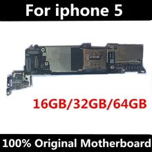 Протестированная Хорошая рабочая оригинальная материнская плата 16 ГБ 32 ГБ 64 ГБ для iPhone 5 5g Заводская разблокированная материнская плата логическая плата Система IOS
