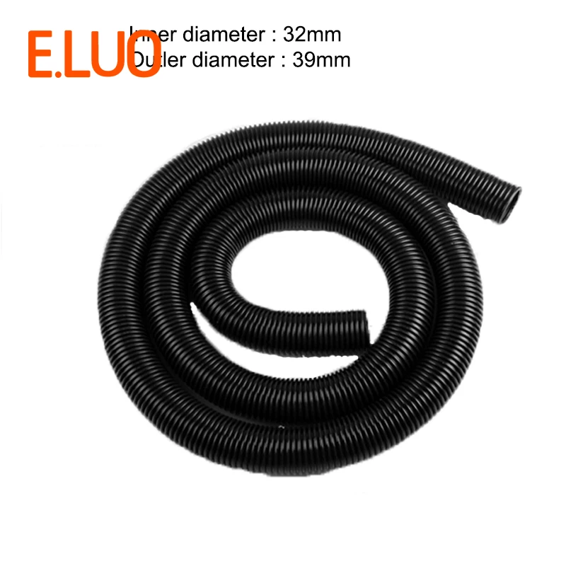 1m Inner Diameter 32mm Black High Temperature Flexible EVA Hose of