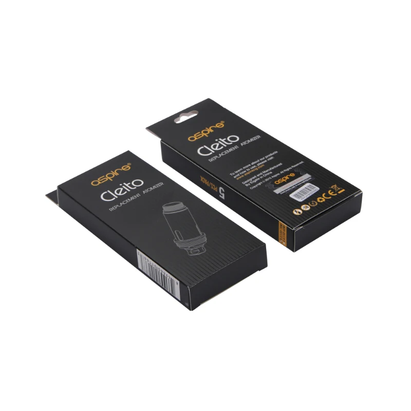 5pcs Original Aspire Cleito Coil Dual Clapton Coil Evaporator 0.2ohm 0.4ohm Replacement Atomizer Heads for E Cig Cleito Tank 06