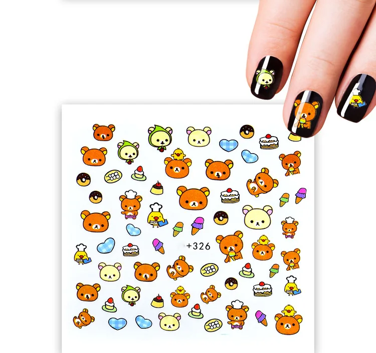 

1pcs Pokemon Cartoon Nail Sticker Fruit Water Decals Transfer Colorful Slider Tips Nail Art Watermelon Decor As113