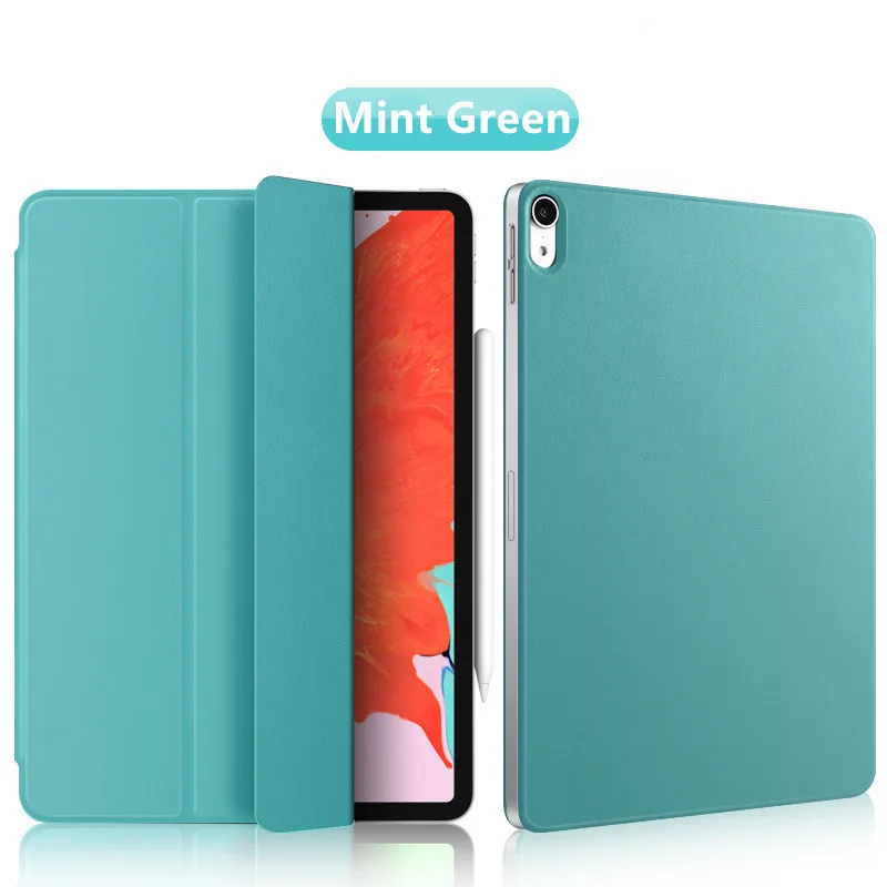 Официальный 1:1 чехол для нового iPad Pro 11 Ультра Тонкий Магнитный умный чехол-книжка для iPad Pro 11 дюймов Автоматический Режим сна - Цвет: Mint Green