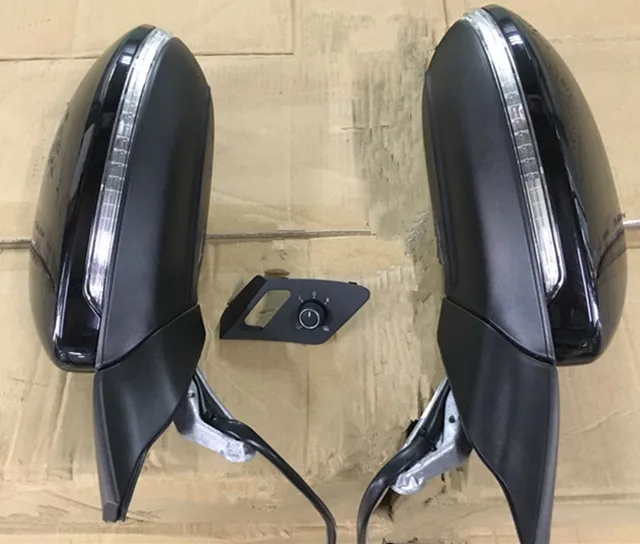 Buy VW GOLF 7 Electric Auto Fold Side Mirror Rear View Mirror With Cover and