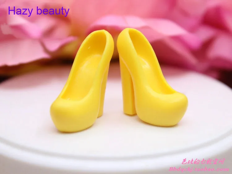Hazy beauty New different styles for choose Colorful Assorted Casual High heel shoes for Barbie 1