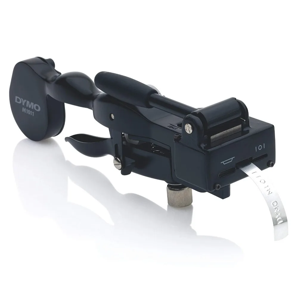 CIDY 비 접착 알루미늄 테이프 호환 DYMO 3D 31000 12mm * 4.8m Dymo M1011 용 엠보싱 라벨 테이프 라이터