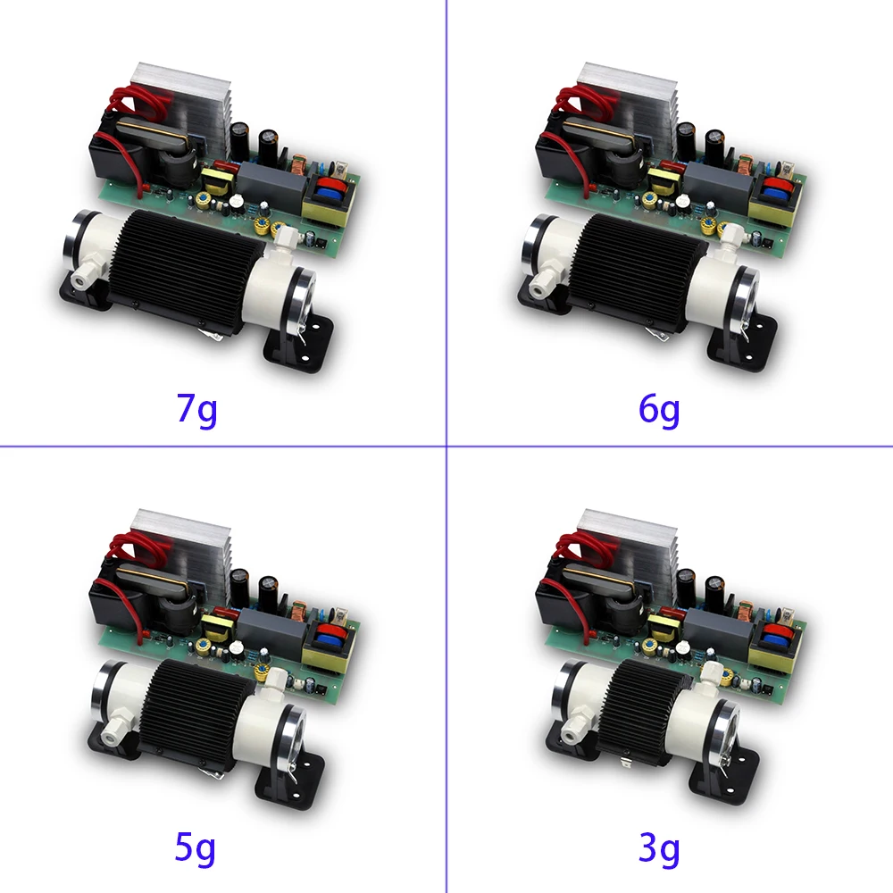 3g 5g 6g 7g Ozonizador! AC110V/220 V DC12V/24 V Керамический трубчатый генератор озона с потенциометром озонатор воды очиститель воздуха