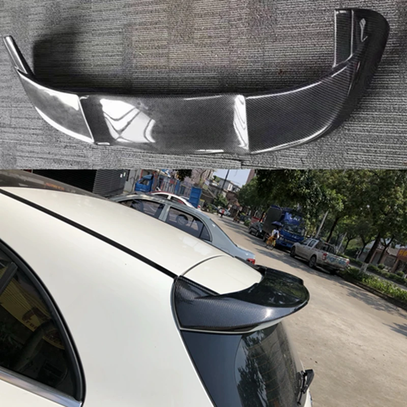 W176 A45 P Стайлинг автомобиля углеродное волокно заднее крыло крыла Спойлер для