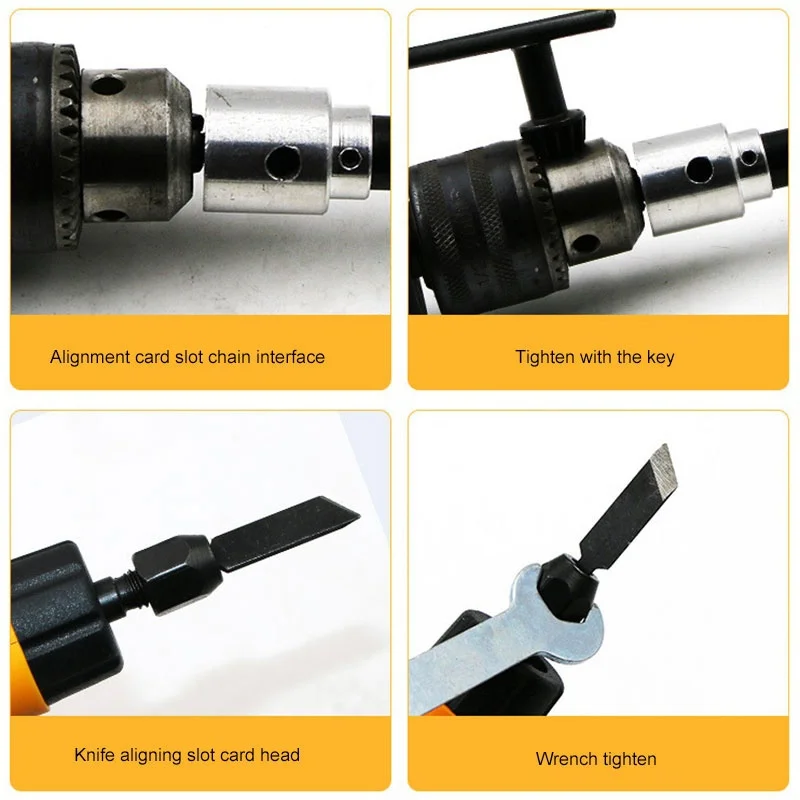 Новый стамески резьба инструмент трубки патрон прикрепление электродрели гибкий вал