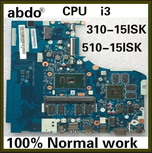 

Abdo NM-A751 motherboard for Lenovo 310-15ISK 510-15ISK notebook motherboard CPU i3 6006U/6100U GT940M 2G 4G RAM 100% test work