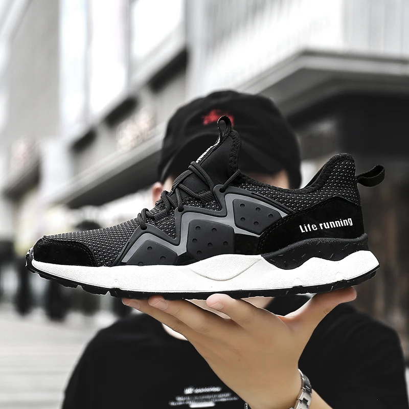 

New summer Sports Running Shoes For Men high qualit Black Breathable Men's Athletic Sneakers men tennis sport jogging shoe men
