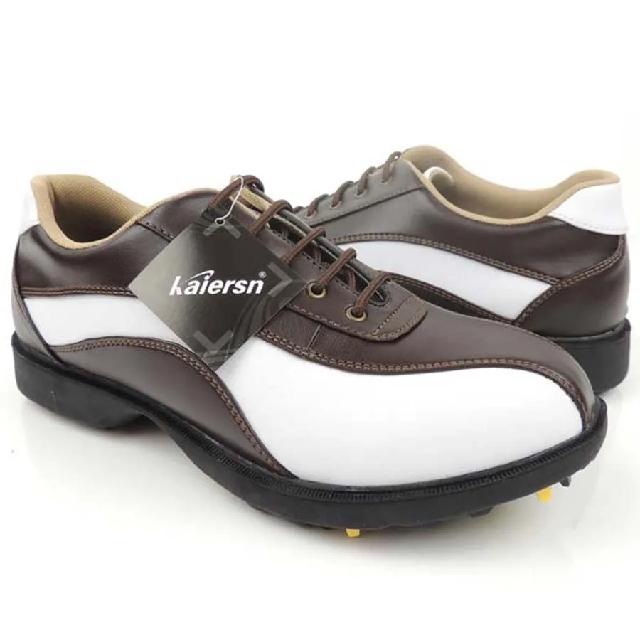 Men's golf shoes male anti slip sports shoes men leather athletic shoes