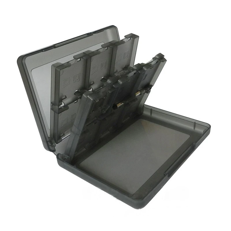 

EastVita 24 In 1 Portable Game Cards Case For Nintend Switch Shockproof Shell Storage Box for 3DS 2DS/DS Lite/DSL r29