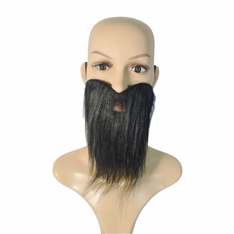 Buy Halloween party dress black fake beards and mustaches theatrical prop cos