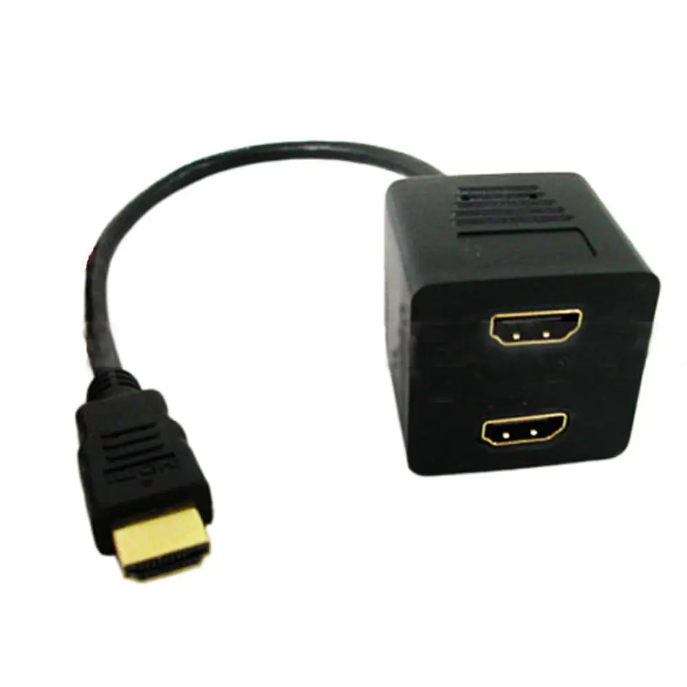 HDMI Splitter Cable Adapter for PS4 HD 1080P 1 in 2 Ports out on