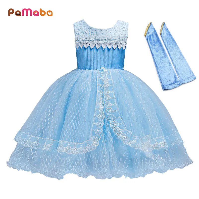 PaMaBa/3 шт.; свадебное платье для девочек; рождественские праздничные костюмы; Детские торжественные вечерние платья; элегантное платье на выпускной