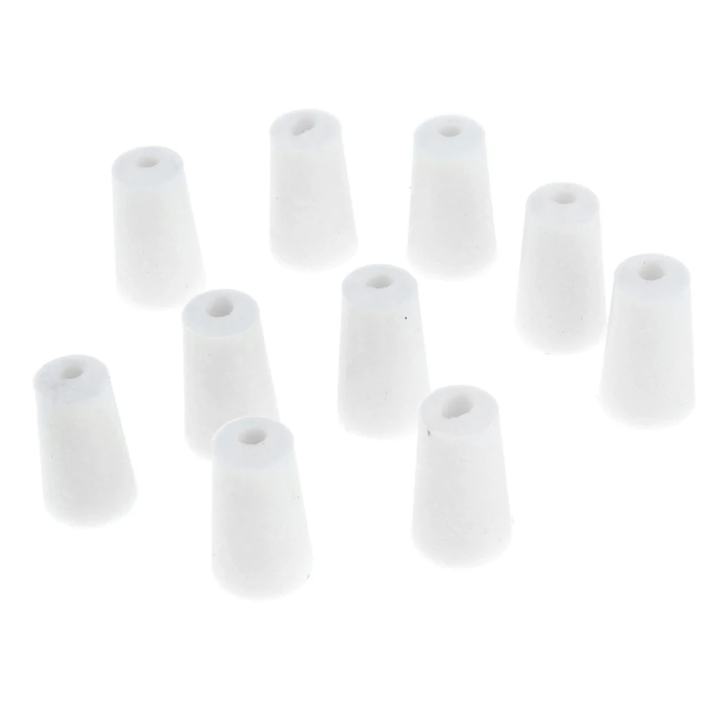 20 Pieces Rubber Stopper Bungs for 15mm Flask Test Tubes Laboratory Supplies
