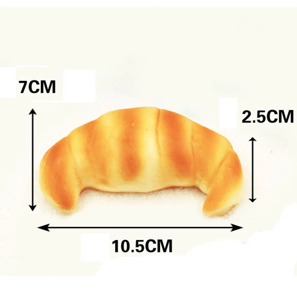 Горячая Распродажа, Детский Эластичный Мягкий медленно растущий крем, ароматизированный круассан, декомпрессионная игрушка, снятие стресса, Декор