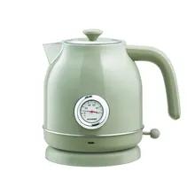 220 В 1800 л 304 Вт белый/зеленый пищевой 238 Электрический чайник из нержавеющей стали автоматическое отключение с термометром 180x220 x мм