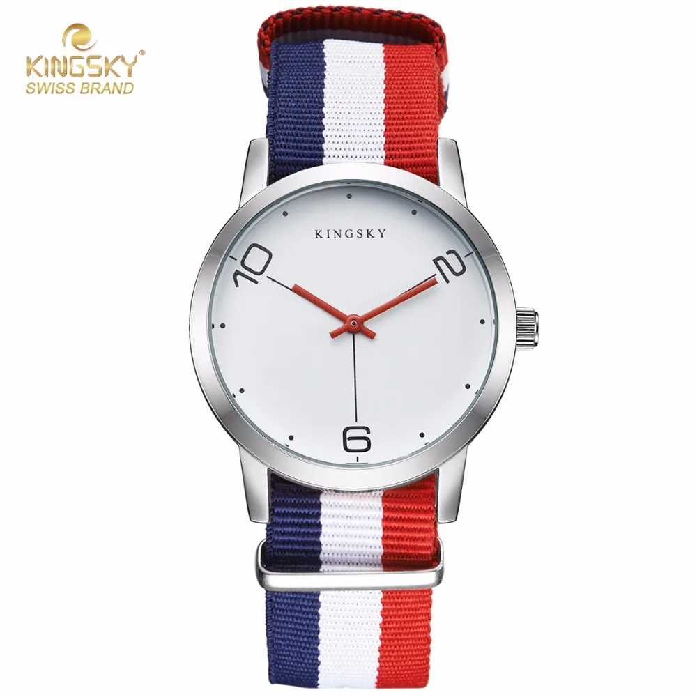 Prix pour 2016 Mode Nylon Sangle Hommes Montres KINGSKY Marque Homme Designer Montre Occasionnel Montres Mouvement À Quartz reloj hombre Prix pour 2016 Mode Nylon Sangle Hommes Montres KINGSKY Marque Homme Designer Montre Occasionnel Montres Mouvement À Quartz reloj hombre