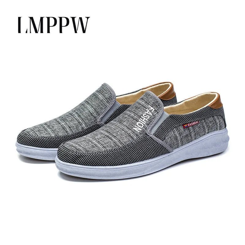 

High Quality Breathable Mens Canvas Shoes Casual Fashion Men's Cloth Shoes Low-top Sneakers Comfort Men Flats Zapatos Hombre 2A
