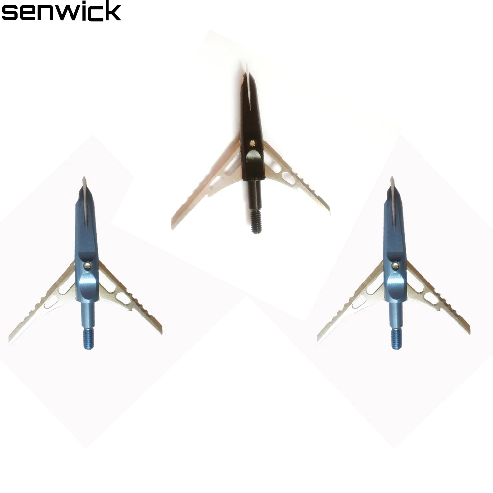 

New 3pcs / 6pcs New Hunting Arrowheads 3 Blade hunting arrows Points For Crossbow Compound BOW Long Bow