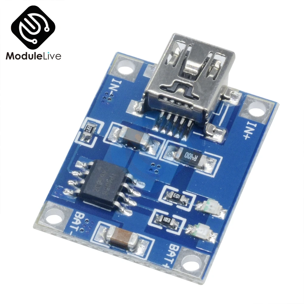 10 шт Micro USB 5 V 1A 18650 TP4056 литиевых модуль зарядного устройства аккумулятора зарядки доска с защитой двойной функции 1A литий-ионный