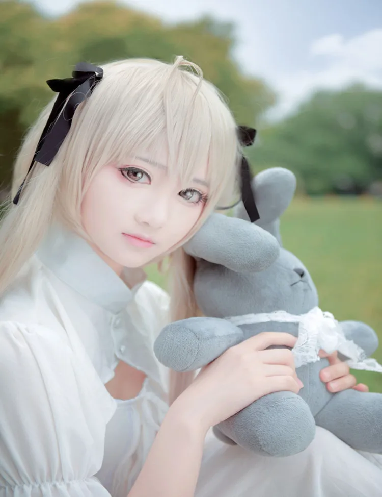 Аниме Yosuga no Sora костюм для косплея Kasugano белое платье Лолиты Повседневное |