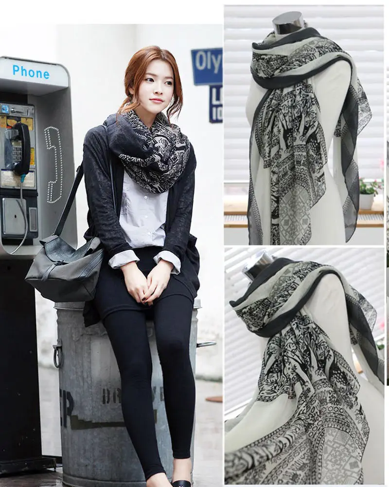 long neck scarf