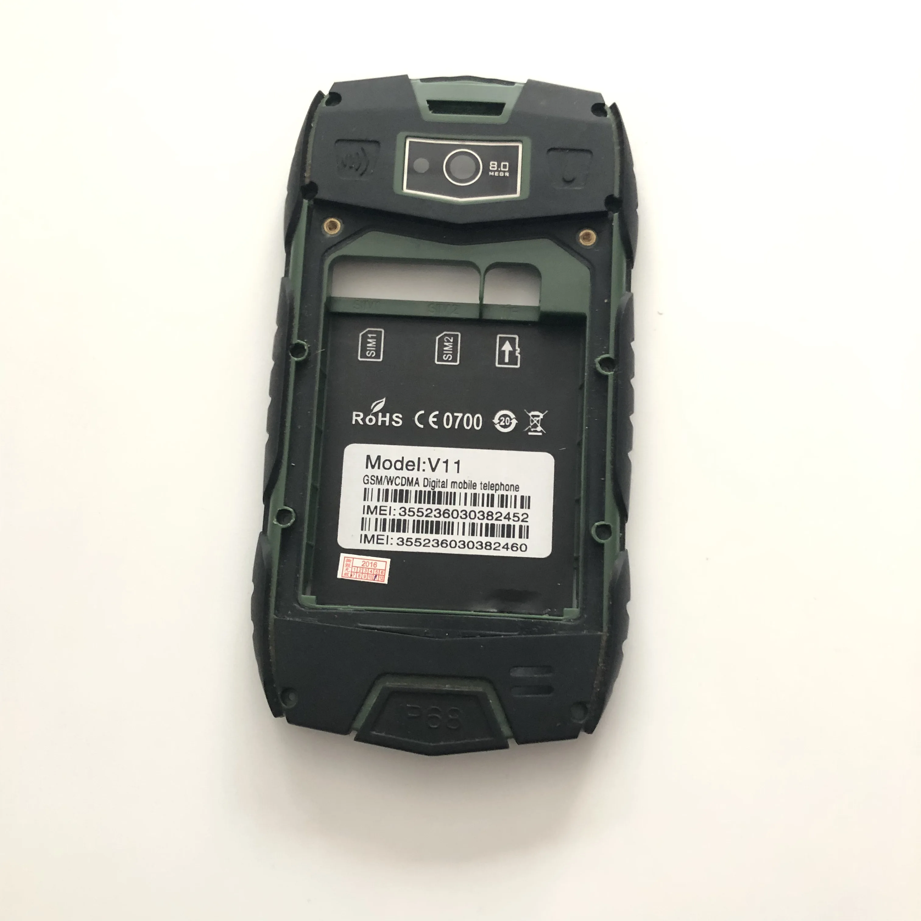 

Land Rover V11 Used Protective Battery Case Cover Back Shell + Camera Glass Lens For Land Rover V11 Smartphone