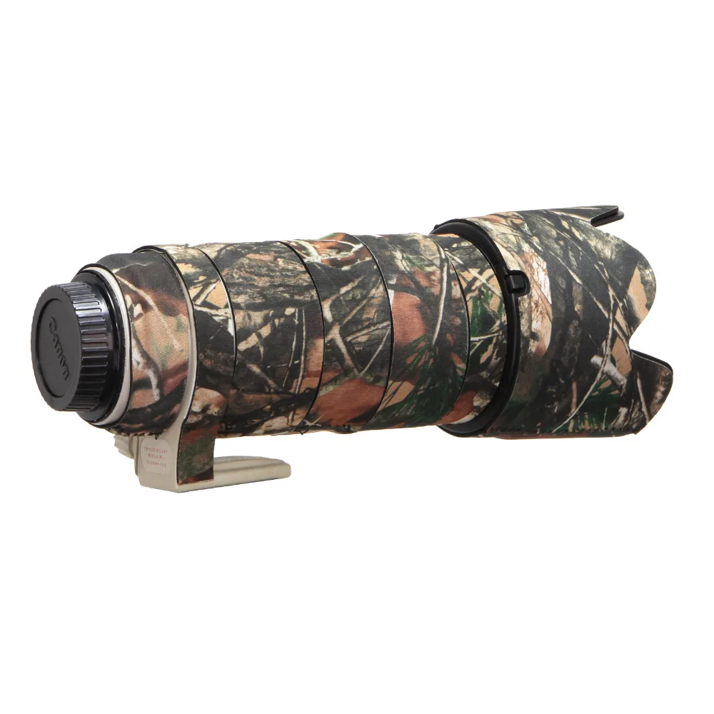 Rain Cover Protective Case For Canon 70-200F2.8ISII Rubber Waterproof Camouflage Color Camera Lens Protective Coat Cover (4)