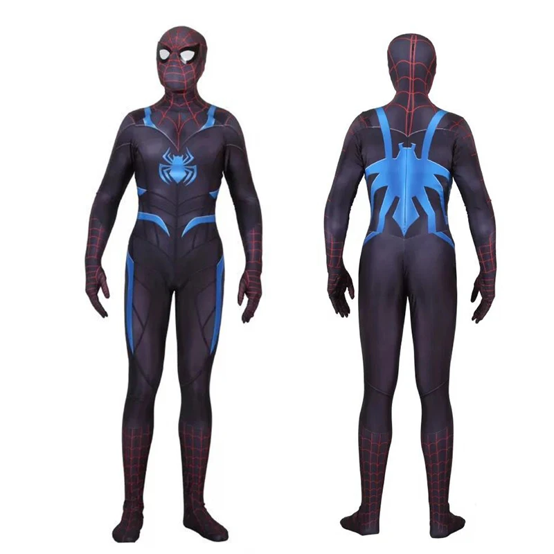 Game PS4 Spiderman Secret War Suit Cosplay Costume Tight Halloween Ball ...