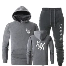 Tracksuit men thermal underwear Sportswear Sets Fleece Thick Sporting Suit Malechandal hombre trainingspak mannen hoodies Suit