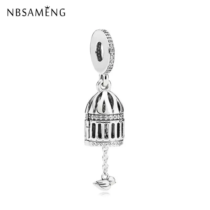 2019 Real 925 Sterling Silver Beads Charm Free as a Bird Pendant Charms Fit Original  Bracelets Women Diy Jewelry
