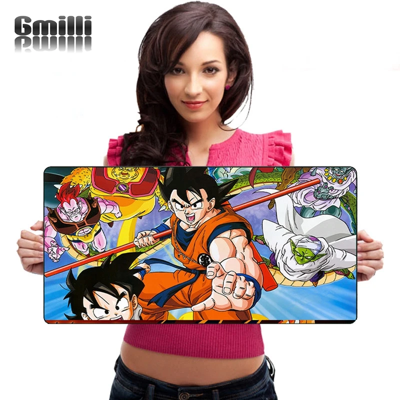 Gmilli Dragon Ball Z игровой коврик для мыши ПК Компьютерные мыши коврик XL Большой размер 600*300*3 мм дропшиппинг