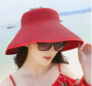  Fast shipping Tui guangjieshao style NO the summer sun hat simple leisure hat edge folding washing basin hat cap style seven