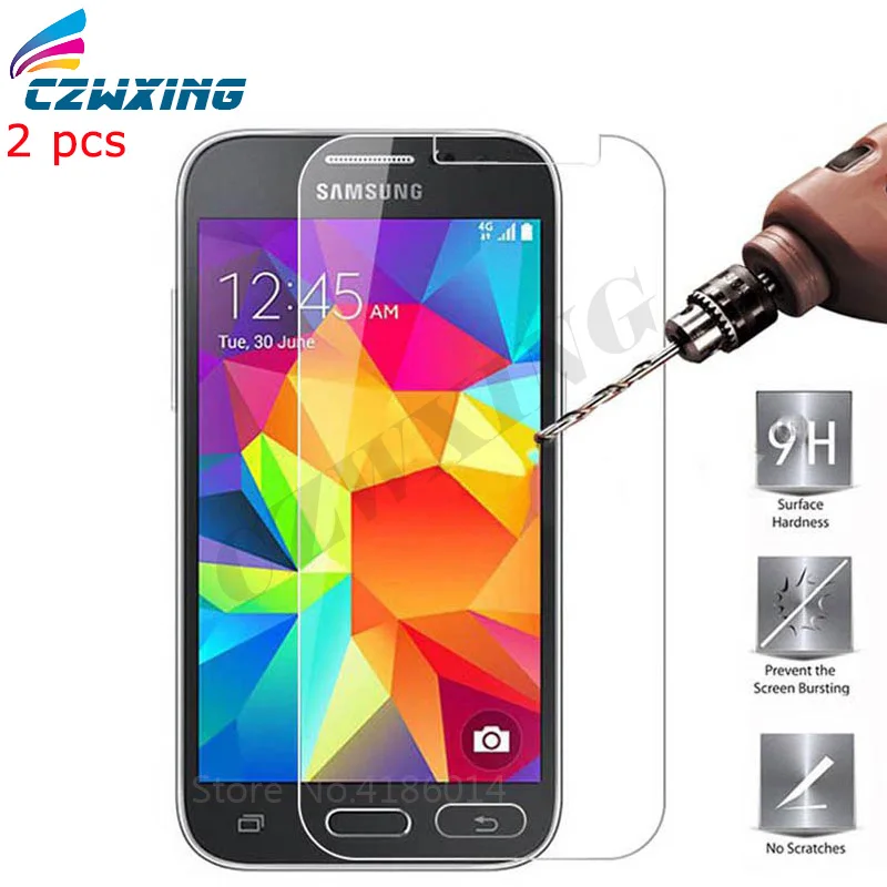 2pcs Tempered Glass For Samsung Galaxy Core Prime VE SM-G361H SM-G361F SM-G360F SM-G360H G360 G361 G360H G361H Screen Protector (1)