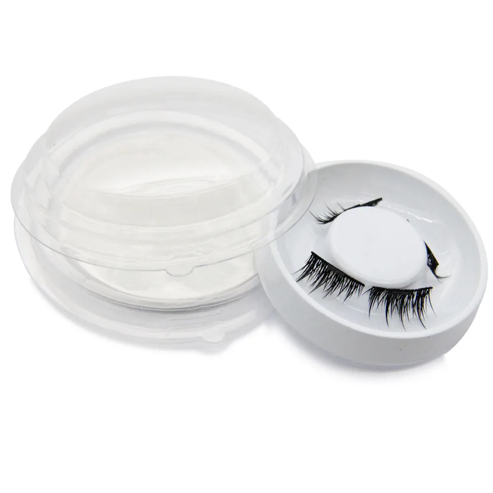 

4 Pcs/set Natural Long 3D Magnetic False Eyelashes Eyes Makeup Black Thick Eyelash Make up Cosmetic Tool Black Fake Eye Lashes