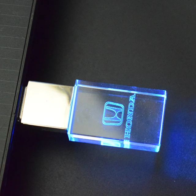 Trangee Crystal Transparent USB Flash Drive for Honda Car ...