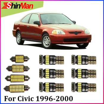 

ShinMan 6x LED CAR Light Car LED Interior Car lighting For Honda Civic LED Interior Light kit 1996-2000 LED Car interior light