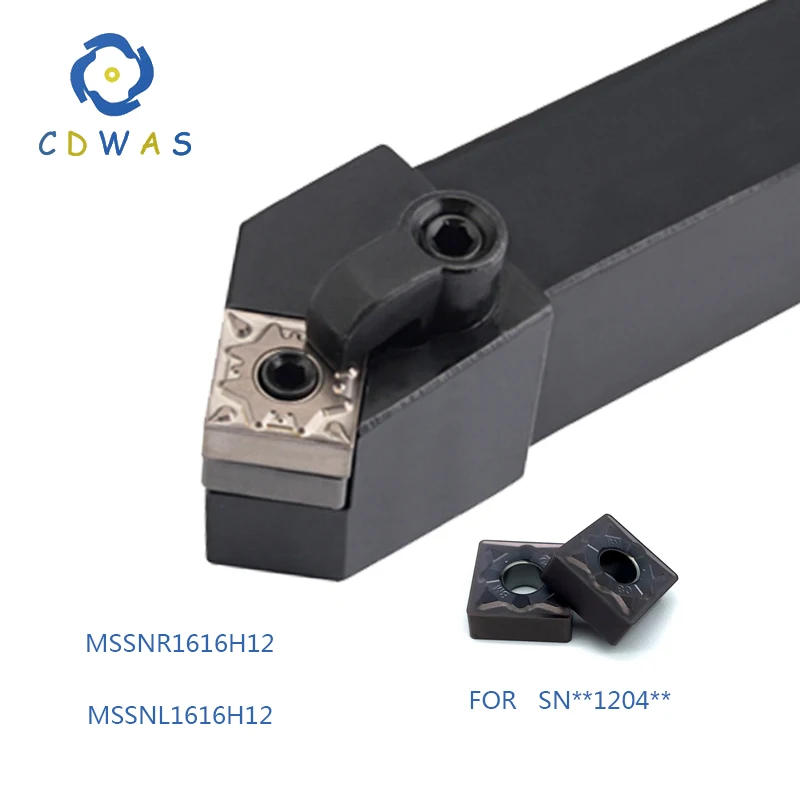 

1PC MSSNR1616H12 MSSNL1616H12 for SNMG120408 Carbide External Tool Holder MSSNR/L Factory Direct, Lathe, Mast, CNC, Machine tool