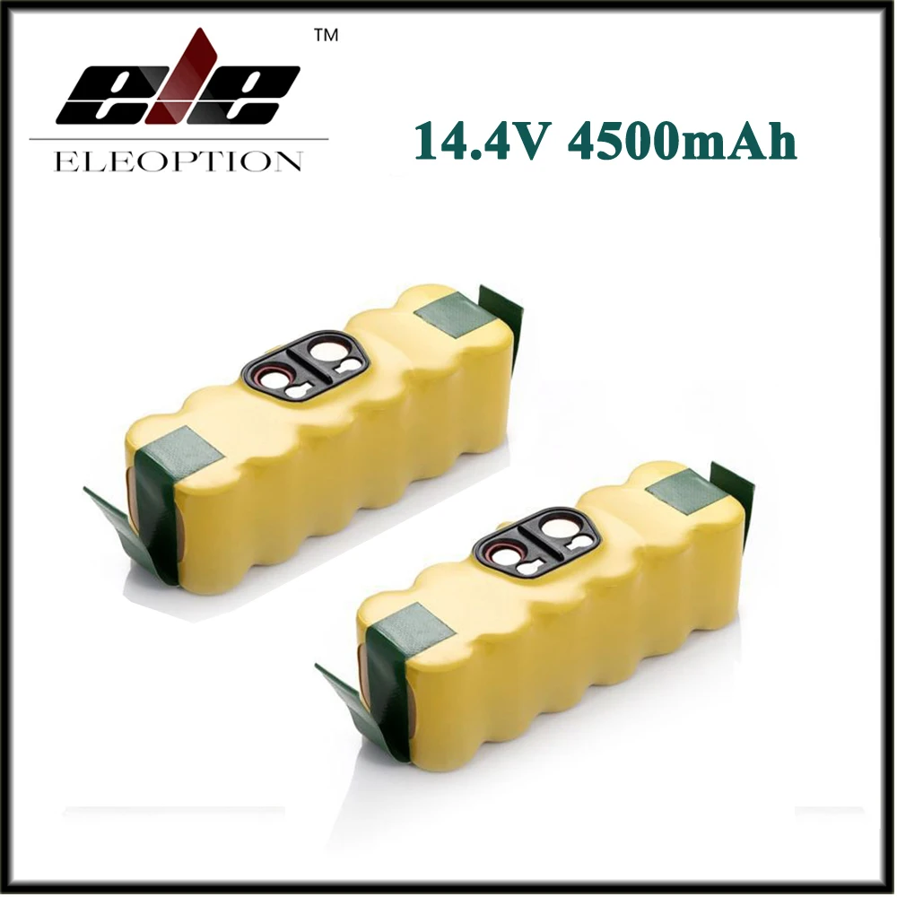 

High Capacity 4.5Ah Ni-MH 14.4V 4500mAh For iRobot Roomba Vacuum Cleaner Rechargeable Battery Pack for 500 550 560 780