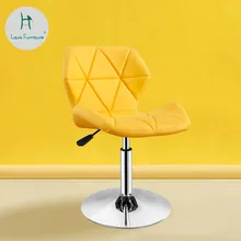 Модные офисные кресла с вращающейся спинкой, современный простой высокий барный стул