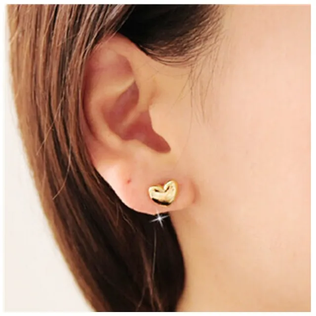 Ed159 Fashion Jewelry Small Love Heart Stud Earring Summer Fresh Ed159 Fashion Jewelry Small Love Heart Stud Earring Summer Fresh Simple Design Gold Color Tiny