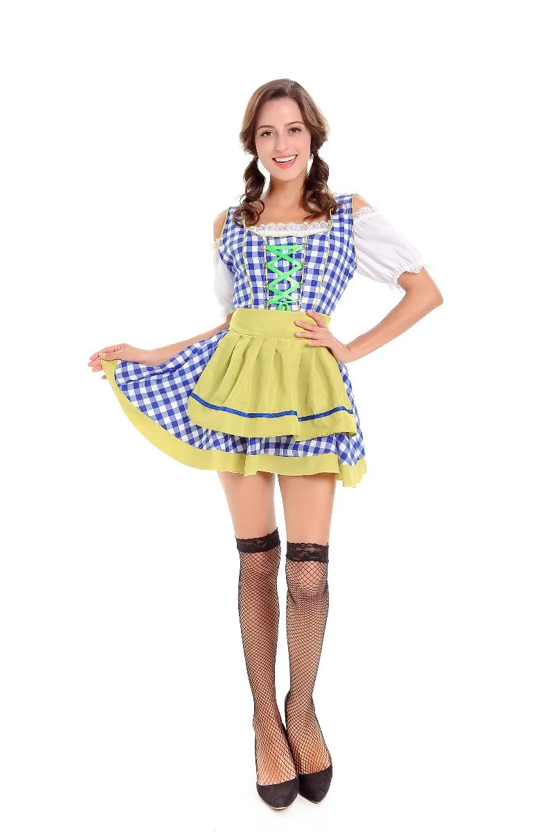 Women's Oktoberfest Beer Festival Dirndl Uniforms German Bavarian