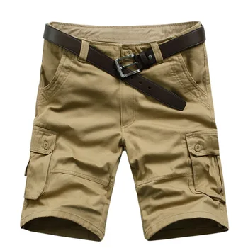 

exercise Shorts Limited New Arrival Pockets Straight 2020 Mens Board Summer exercise Beach Homme Cotton Casual Cargo Shorts
