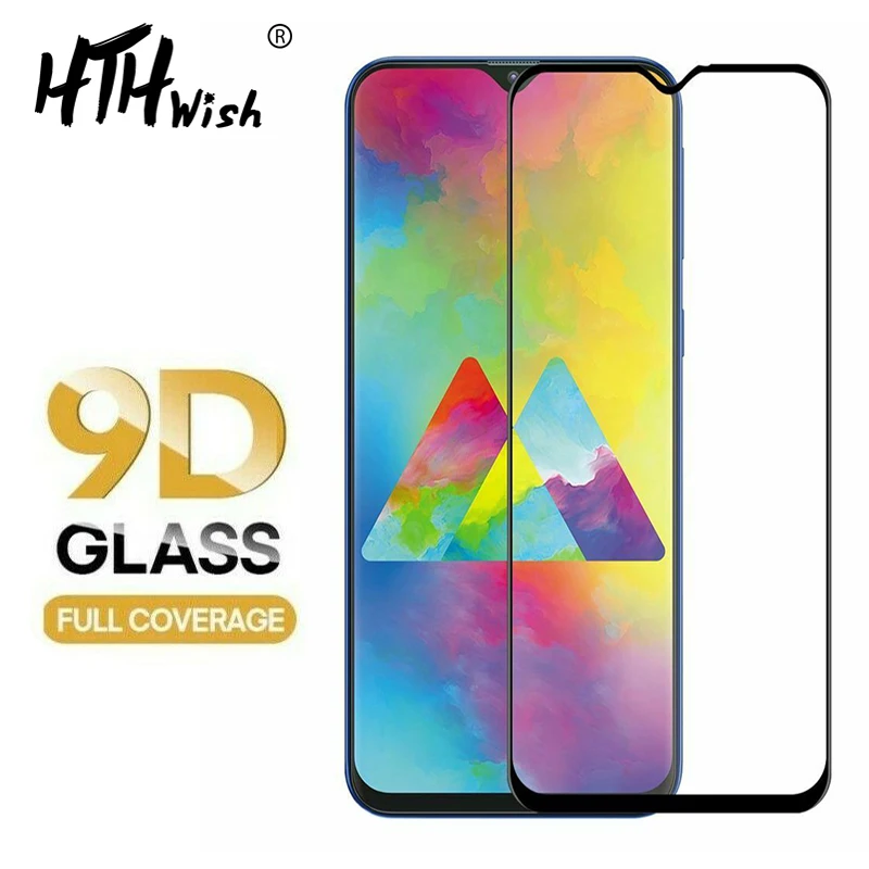 

9D Curved Tempered Glass on the For Samsung Galaxy A50 A10 A30 Screen Protector on For Samsung M10 M20 M30 Protective Glass Film