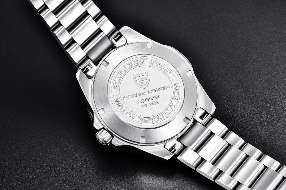 Men's Machinery Stainless Steel Waterproof Watch 13 Img28403